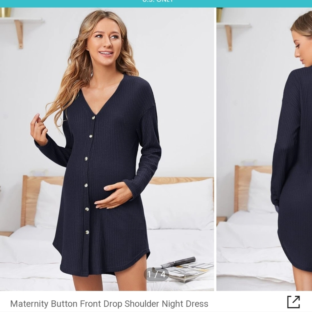 Shein maternity nightgown